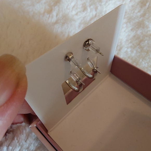 🌺 NIB Chrystina Genuine Crystal 4-Piece Earring Set - Picture 4 of 9